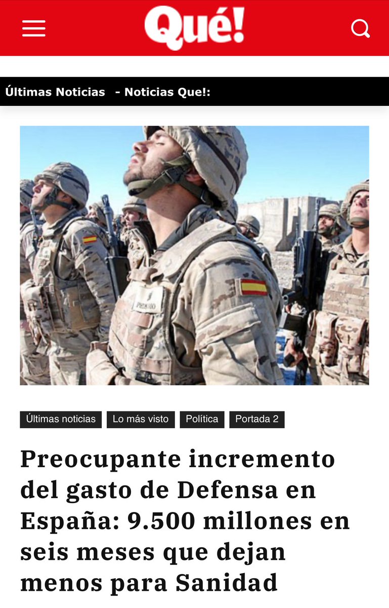 EgioVictor's tweet photo. Ahora imagínate que esos 9.500 millones se hubieran gastado en reforzar plantillas de bomberos forestales, hidroaviones y helicópteros contraincendios en lugar de a comprarle misiles Sea Sparrow a Trump y equipos de guerra tecnológica a Netanyahu.

De los gobiernos autonómicos negacionistas de PP y Vox no podemos esperar nada. De un Gobierno progresista esperamos más inversión en lo público, que es lo que nos protege a la hora de la verdad, y menos en armas.