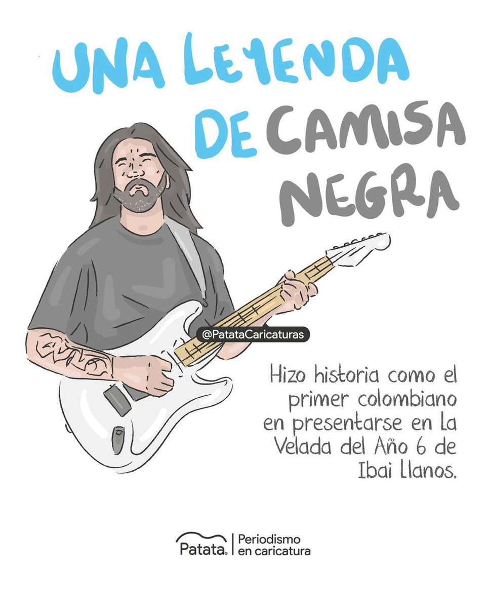PATATAdibujo's tweet photo. Juanes se presentó en la Velada del Año 👏🏽🎸 https://t.co/3abDnhivUp