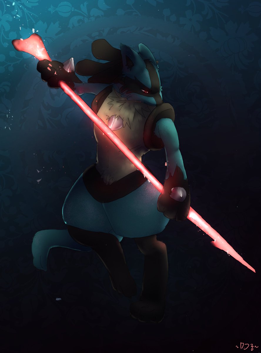 CoyoteEdits_'s tweet photo. Crispy Lucario comm I got from @DjmadeyeVN 
Go check out his art and projects they're great!! https://t.co/bLURiabhG6