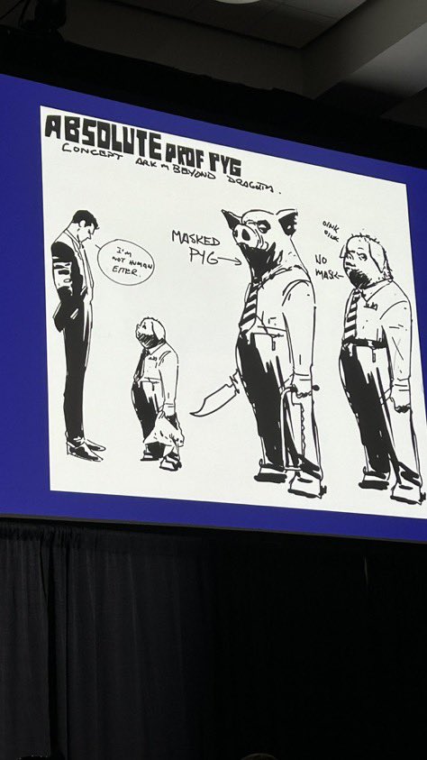 BatmanHypeGuy's tweet photo. It will introduce Absolute Professor Pyg whom is Joker’s right hand man who runs the other 13 arks in the world! https://t.co/9DSNdVr64z