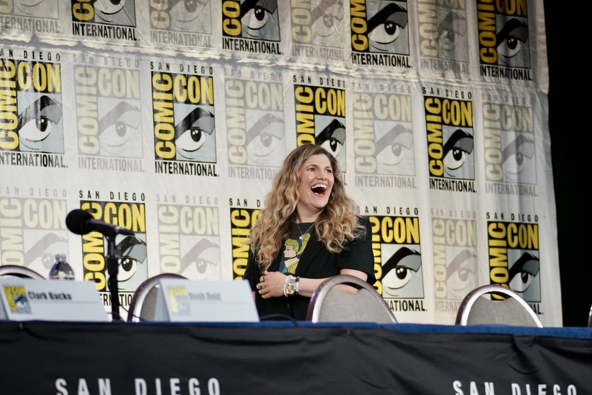 AMCPlus's tweet photo. "This show is a witch hunt, but not necessarily for the witch that you think," says #YAGA showrunner Kat Sandler at #SDCC26. https://t.co/1KkVkb0Yoa