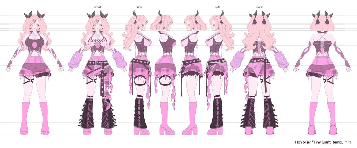 ZenlessWorld's tweet photo. Concept arts for the pink outfits of Jane, Remielle, Yanagi, and Nicole

Artist: @TKS_10ru

#ZenlessZoneZero #ゼンゼロ #ZZZ https://t.co/773y6zY8Dl