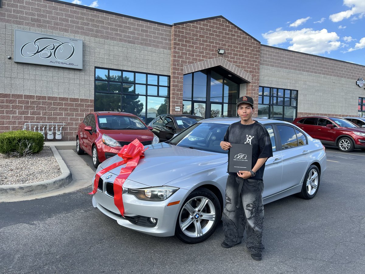 oboautosalesllc's tweet photo. Another customer just drove home happy! π
Congratulations on your new BMW, and thank you for choosing OBO Auto Sales!
β
0% Interest
β
No Credit Check
β
Easy Financing
Ready for your next vehicle? Send us a message today!
#OBOAutoSales #BMW #HappyCustomer #UsedCars #UtahC https://t.co/T2iMWf1szA