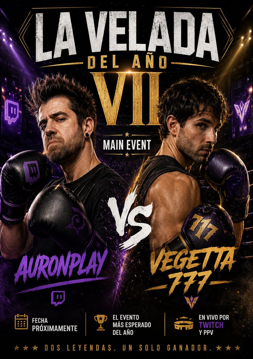 Solo_yo_X_X's tweet photo. Auronplay Vs Vegetta 777
En la velada del año 7 https://t.co/6oRSpcA4VS