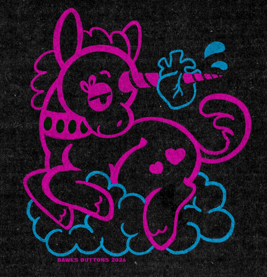 dinomomdom's tweet photo. Oh no, it's the gore-nicorn! https://t.co/5DVOLijDHu