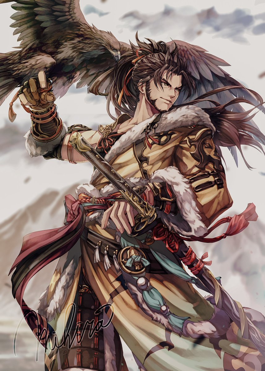 Mihira_Fanfic's tweet photo. レンジ新Job、鷹匠だといいですなあ
（再掲） https://t.co/Tu3W0T5VDM