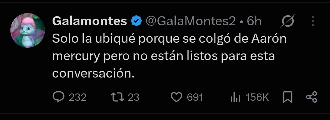CastKady55298's tweet photo. @Romerotrolll @lastnightspicy Si si ta to asi que hasta en eso lo meten a Aaron y tuvieron que salir a explicar porque no va estar en la fiesta de lcdlf mañana😭🤣😂 https://t.co/Cg6JtWAhjq