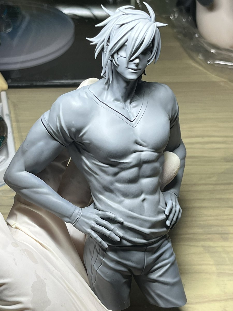 misakih20's tweet photo. 燭台切さん間に合いました！ワンフェスに展示してます。

#WF2026S #刀剣乱舞 https://t.co/HBiRcyUV3t