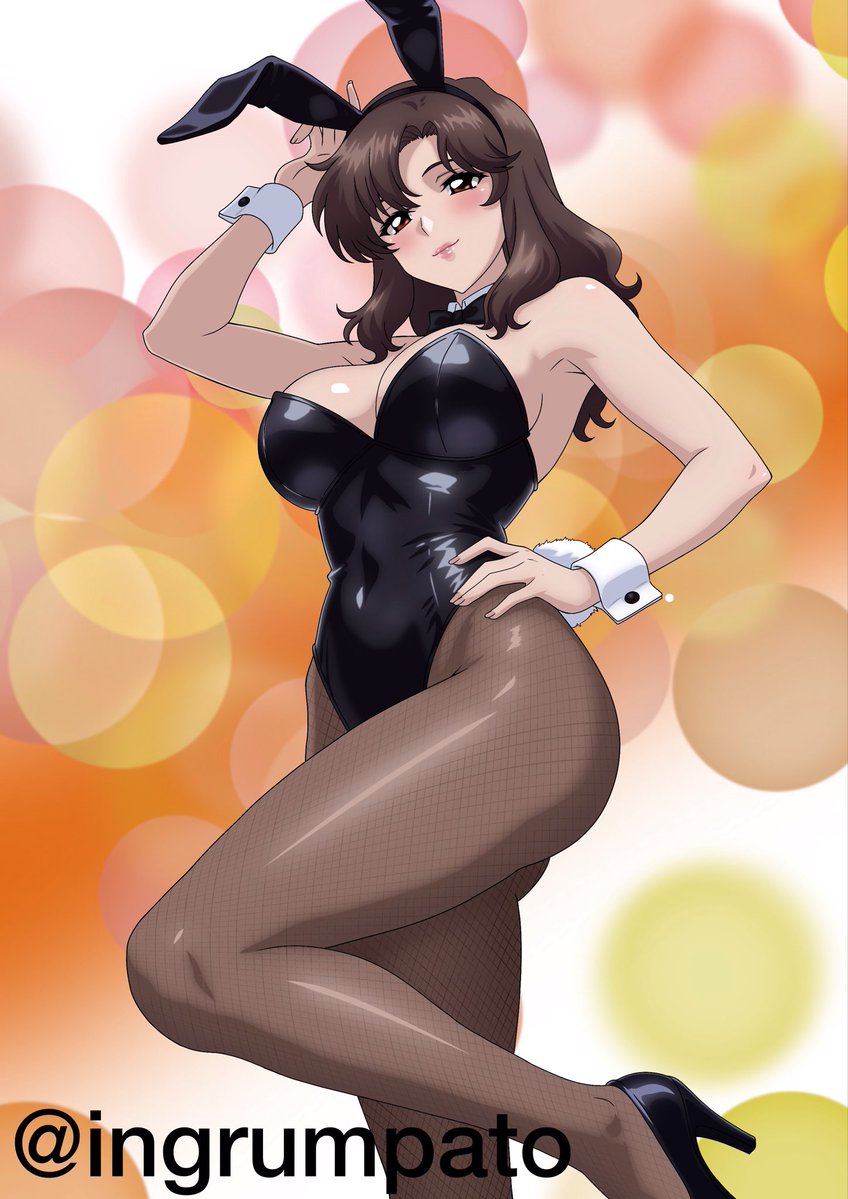 ingrumpato's tweet photo. #ガンダムSEED 
#マリュー・ラミアス 
『バニーガールinマリューさん！』 https://t.co/YFt40jA0hk
