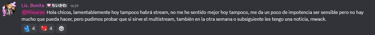 Miwamiau's tweet photo. Los quiero mucho y lamento las molestias, la próxima semana estaré con todo! https://t.co/8RIMjZa8uh