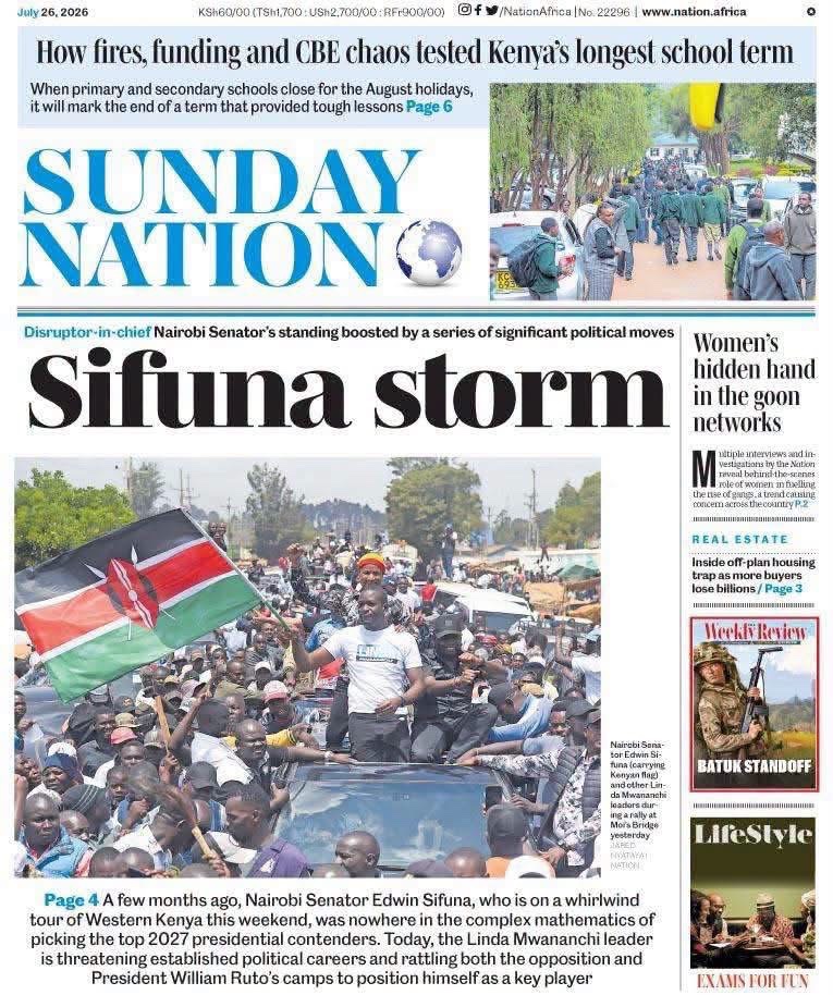 siasaplace's tweet photo. Top stories today - 26th July 2026.
#SPNews https://t.co/3EfPUnNUYx