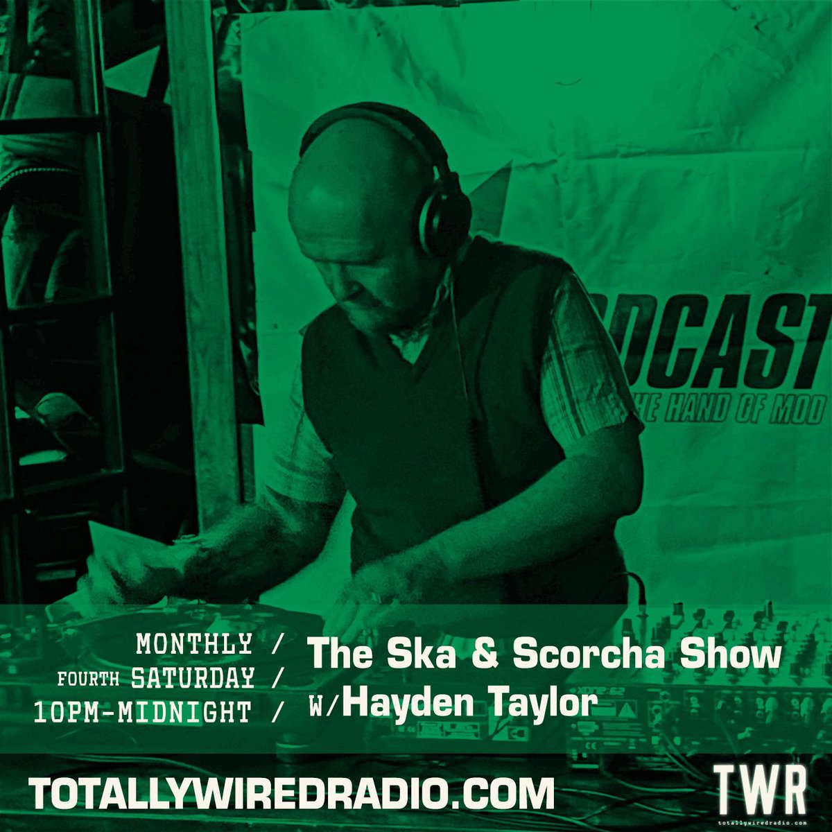 TotallyWiredRAD's tweet photo. The Ska &amp; Scorcha Show w/ Hayden Taylor #startingsoon on #TotallyWiredRadio Listen @ Link in bio.
-
#MusicIsLife #London 
-
#Ska #BossReggae #Rocksteady #LoversRock #Dub https://t.co/Y1IHDkNOpe