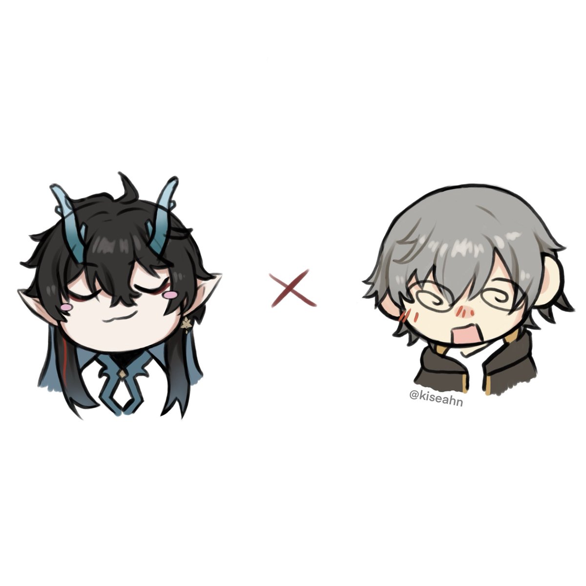 kiseahn's tweet photo. I did my first animation meme a while back, I will upload it on TikTok! I’m like 6 moths late to the trend, but it’s okay because I had fun making it 😚 

#danheng #Caelus #dancae #animation #animationmeme #hsr #丹穹 https://t.co/K26qdmjvvs