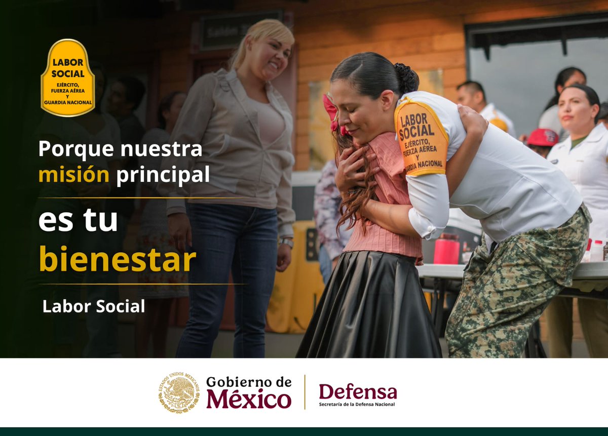 DiariodeMorelos's tweet photo. 🤝🇲🇽 Más allá de la seguridad, también hay apoyo a la comunidad. A través de su programa de Labor Social, el Ejército, la Fuerza Aérea y la Guardia Nacional realizan actividades para acercarse a la población, brindando atención, apoyo y acciones en beneficio de las familias. https://t.co/Y9NZkUWp9l