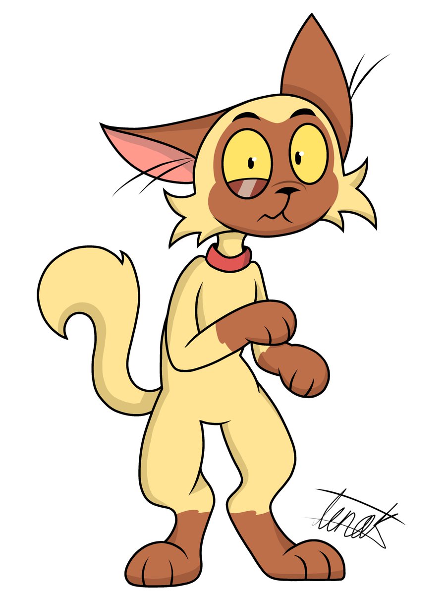 SnowFlake_Tenok's tweet photo. For some reason Twitter keeps showing me Bunnicula art... so I ended up drawing Chester XD

#Bunnicula #Chester #FanArt https://t.co/KNx47521SO