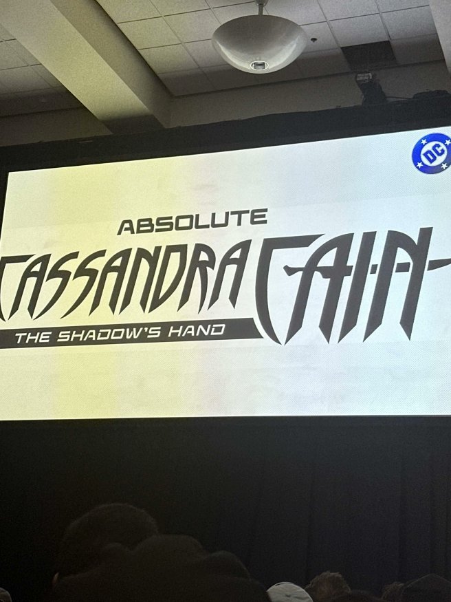AbsoluteCass's tweet photo. Images from the Absolute Cassandra Cain one-shot revealed at the Absolute panel!  It will have the backstory of the League of Assassins and how the Joker affected them! https://t.co/t2k5LT3GNo