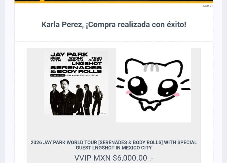 itsdayre_'s tweet photo. VOY A VER A JAY PARK!!!!!!!!!🗣️🗣️🗣️ https://t.co/ublRbOyh99