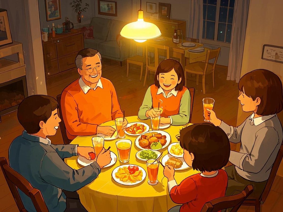 OmerSweeley's tweet photo. Tonight's win: burning the pasta, laughing till our cheeks hurt, and our dog stealing the last meatball. Best messy family night ever.， https://t.co/OnvYFEC3O2