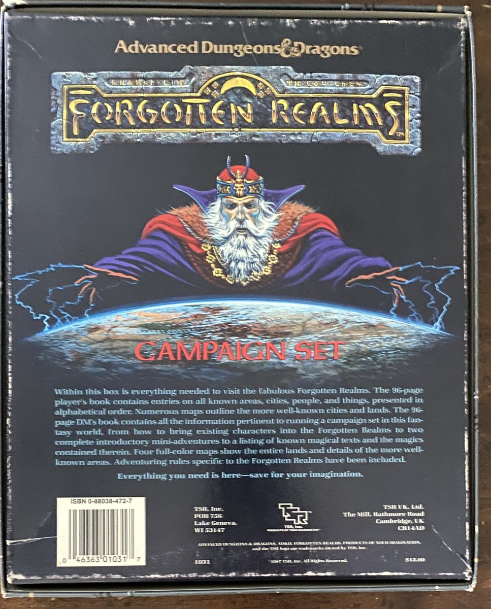 pencil_army's tweet photo. MAIL CALL! Back in 2024 I picked up a nice AD&D #ForgottenRealms Box Set for $20 as it was missing two maps. I figured I could easily just get the two maps later on. Today I received all four maps for the price of just one of the maps I was missing.
#TSR #RPG #2E #RolePlaying https://t.co/Wqi66bCFtU