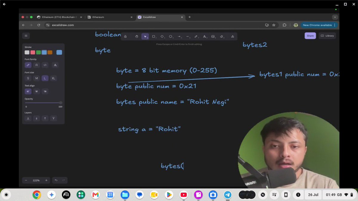 AzadKumar161440's tweet photo. Day - 13 🚀
Successfully completed Blockchain Solidity – Part 2 from the Rohit Negi NEXUS Batch. 📚
#Day13 #Blockchain #Solidity #Ethereum #Web3 #SmartContracts #RohitNegi #CoderArmy #NEXUSBatch #LearningInPublic #100DaysOfCode #DeveloperJourney #Consistency #TechLearning https://t.co/kh7tQYSSqo