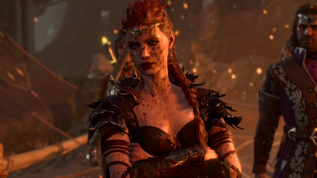 pierot_pavus's tweet photo. a dark lady with a place darker than her soul 🩸
#bg3 #durge #darkurge #alex #underdark https://t.co/WbEy8xYhBj