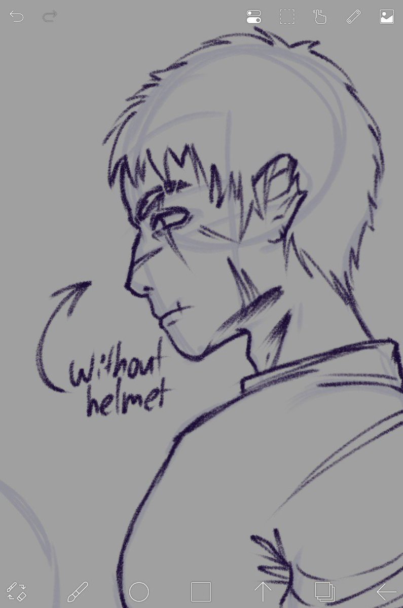 CenteTokyo's tweet photo. I wanted to draw him from the front, but i felt i messed up and it looked bad, so i put his helmet on 💔

Big Bad Dogs belong to @sp4r00ww
#bigbaddogs #bbd #fanart https://t.co/XEWBLI0njc