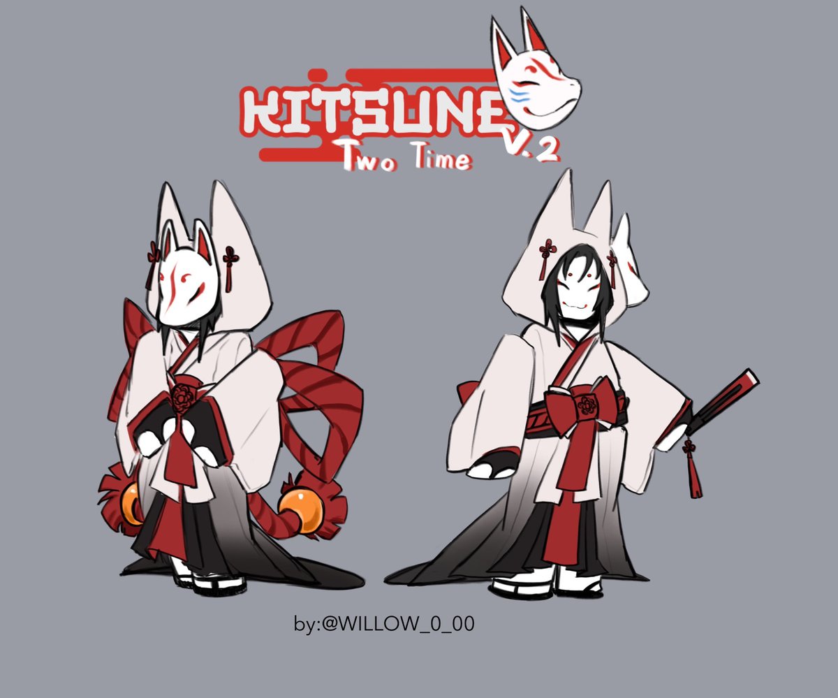 Forsaken_News's tweet photo. ❓Skin Concept❓

An UNOFFICIAL skin concept for Two Time, named "Kitsune Two Time"!
Made by: @WILLOW_0_00

#Forsaken #forsakenroblox #forsakenart https://t.co/GH3fW5N0Hn