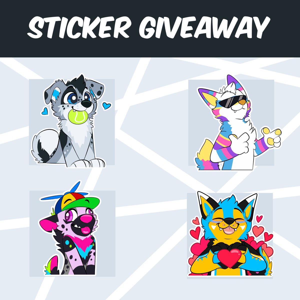 CrumbFur's tweet photo. 11K Followers Sticker Giveaway!!! 🥳🎉

Win 3-5 free stickers of your fursona!

Lineart by @/LordPulex
Coloring by @/CrumbFur

💙Follow
💙Like + Repost
💙Comment ref or something silly

Raffle ends on July 30th! https://t.co/CVOhPRFOgU