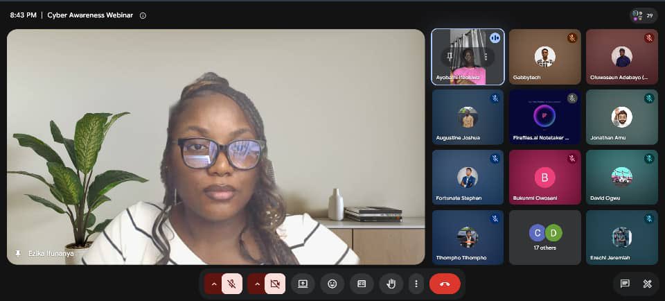 _AyoOshodi's tweet photo. And it was a success💃

@TheCloudSE and I pulled our first cyber awareness webinar

Glad it went well, and to everyone who came to learn, thank you❤️

If you were there, what did you learn, and how did it go? https://t.co/x61VD2KS9F