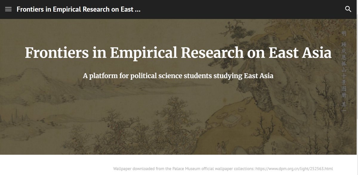 haozhang328's tweet photo. 📢Call for Papers!
NYU Politics will host the fifth "Frontiers in Empirical Research on East Asia" conference on Jan. 14–15, co-organized by @EHWpolisci, @amycatalinac, and me. Please submit your application by Aug. 17: https://t.co/DsE6FeDDtw. Look forward to your submissions! https://t.co/1R4fs8BGvk