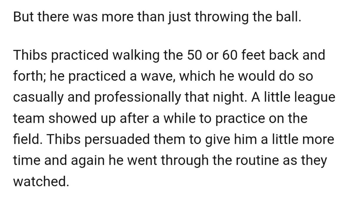 StephNoh's tweet photo. In honor of Zach Lowe throwing the first pitch tonight at the Mets game, here's my favorite first pitch story, via the great @SamSmithHoops. 

On Thibs practicing every single aspect of throwing the first pitch for a White Sox game: 

https://t.co/HrFe58DNCC https://t.co/Gkzy0ji2e6