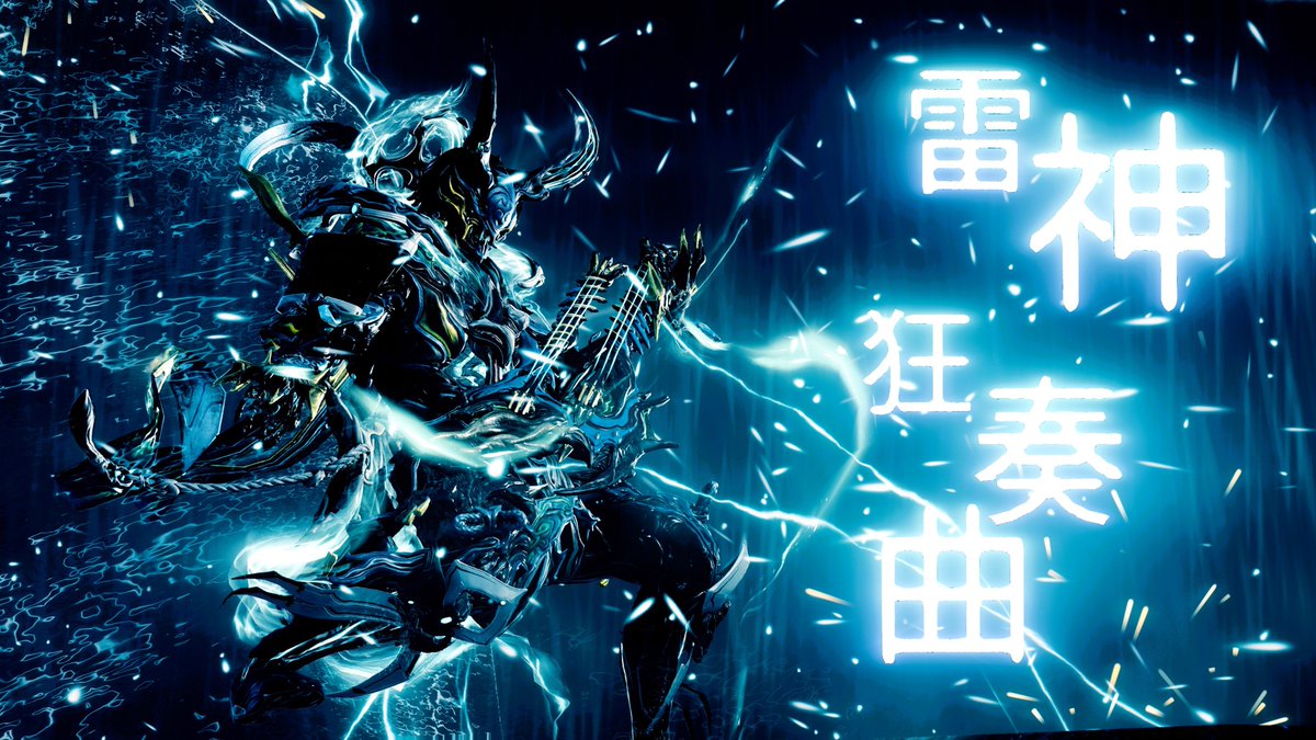 SADA_ZEN101's tweet photo. ⚡️"RAIJING"ROCK⚡️

雷神VOLTにギターを持たせて和風ロックな感じに
#warframe #warframecaptura https://t.co/TzBcgIPS3k