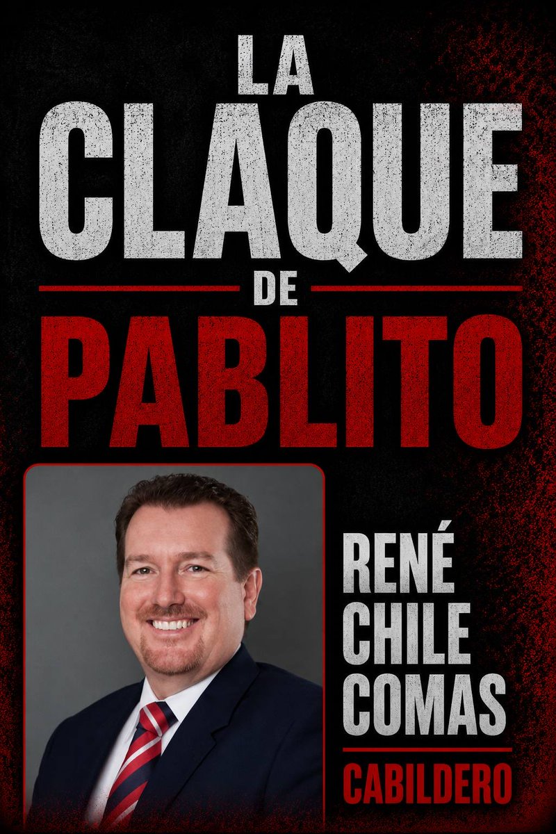 pnp_pr's tweet photo. RENÉ CHILE COMAS pasó de la cúpula del PPD a opinar en los medios como analista, mientras cabildea para la claque de Pablito. Disfrazan de "análisis" lo que en realidad son los intereses de los mismos de siempre. #LaClaqueDePablito #PPD https://t.co/gKIZAfvDr6