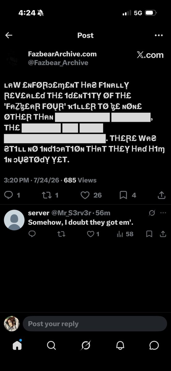 Homeless_Fish's tweet photo. @Joaquinmaq26 @Mr_S3rv3r @Fazbear_Archive https://t.co/biNujlaboR