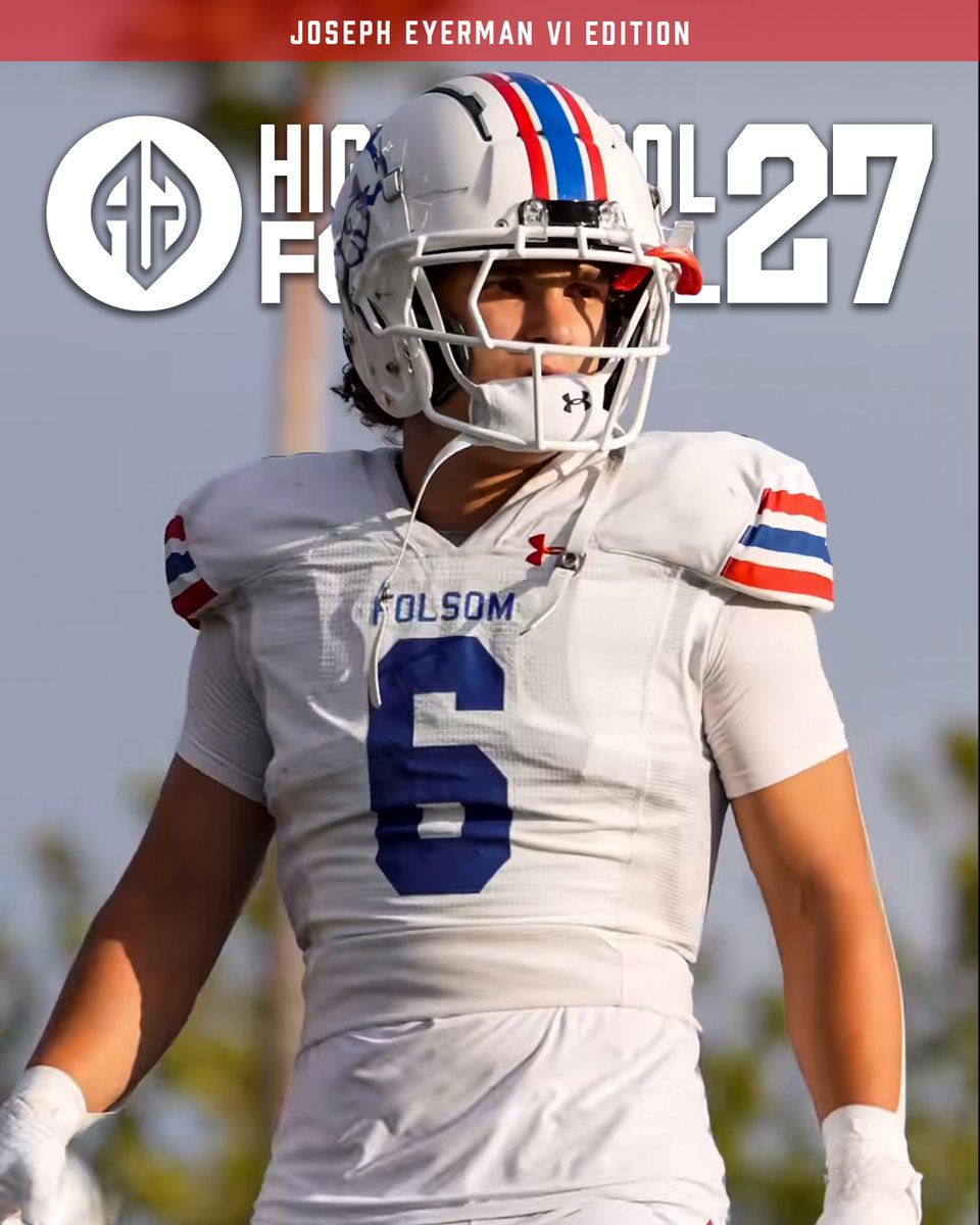 AGEDITS32's tweet photo. HSFB27 Cover Athlete 🎮

Joseph Eyerman VI Edition. AN ELITE 2027 RB to keep an eye on. 👀🔥

@JosephEyermanVI https://t.co/PNyuzLIOEW