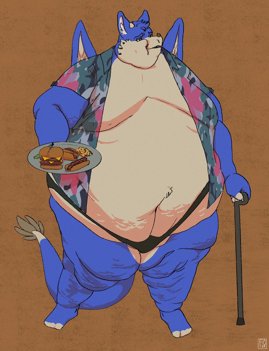 FailCritter's tweet photo. Bbq Ych comm w new shading style https://t.co/VjOWqcArL0