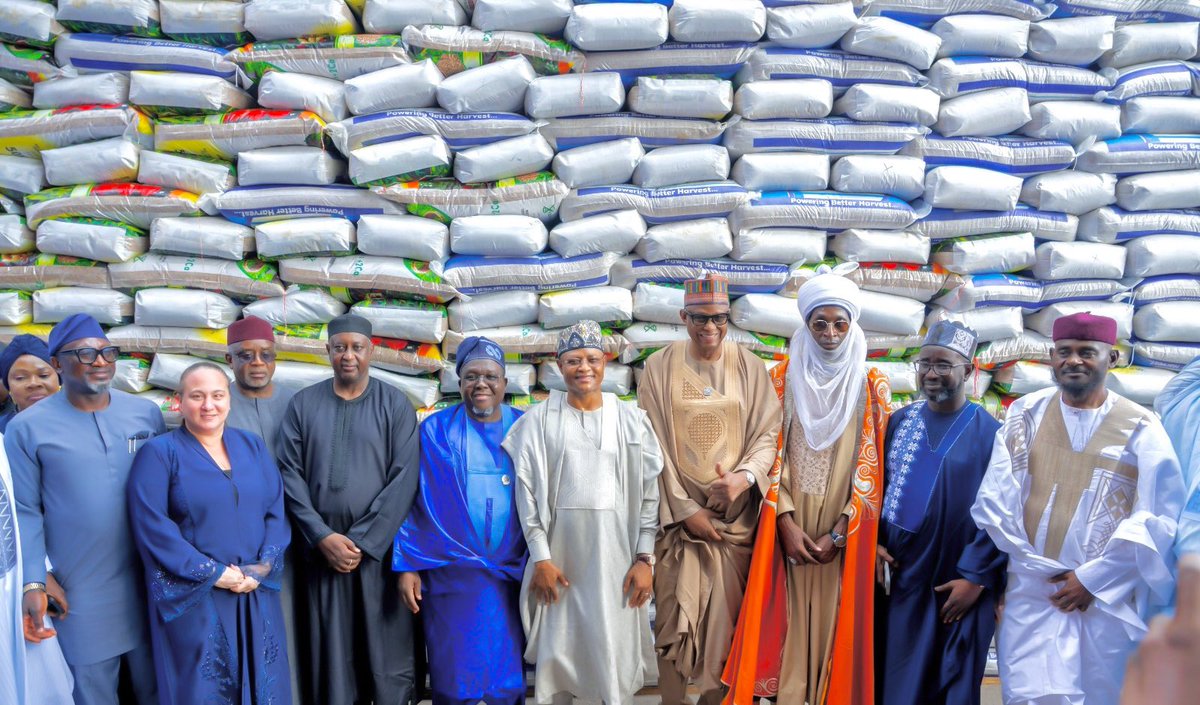 ubasanius's tweet photo. As part of our unwavering commitment to strengthening food security, enhancing agricultural productivity and improving the livelihoods of our farmers, I today flagged off the 2026 Wet Season Distribution of 500 truckloads of free fertilizer and mechanization equipment at Murtala Square, Kaduna. This intervention will support 150,000 smallholder farmers across the twenty-three Local Government Areas of Kaduna State.

From the outset of this administration, we made a deliberate decision to reposition agriculture from a seasonal intervention into a strategic engine of economic transformation. We increased the allocation to agriculture from ₦1.48 billion in 2023 to over ₦100 billion in the 2026 Budget, representing approximately 11.65 percent of total state expenditure and surpassing the Malabo Declaration benchmark.

Over the last two farming seasons, we have distributed more than 900 truckloads of fertilizer, while over 69,000 farmers have benefited from the Tallafin Noma (A Koma Gona) Programme and more than 100,000 farmers now enjoy agricultural insurance. As security continues to improve, thousands of farmers have confidently returned to their fields, reinforcing our belief that security and agricultural prosperity are mutually reinforcing pillars of sustainable development.