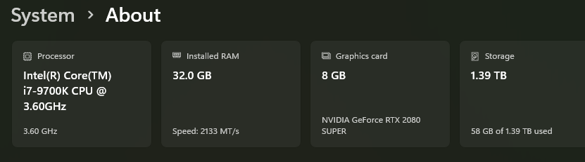 Subw0lfer's tweet photo. new computr 
how good is it? https://t.co/psrpdx141s