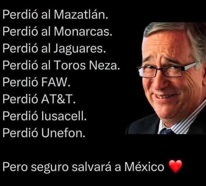 FreddyOliviery's tweet photo. También quebró TV Azteca. Imaginen lo que hará con México, que miedo 😰

México no merece otro Salinas. https://t.co/b2xsSxWoNP