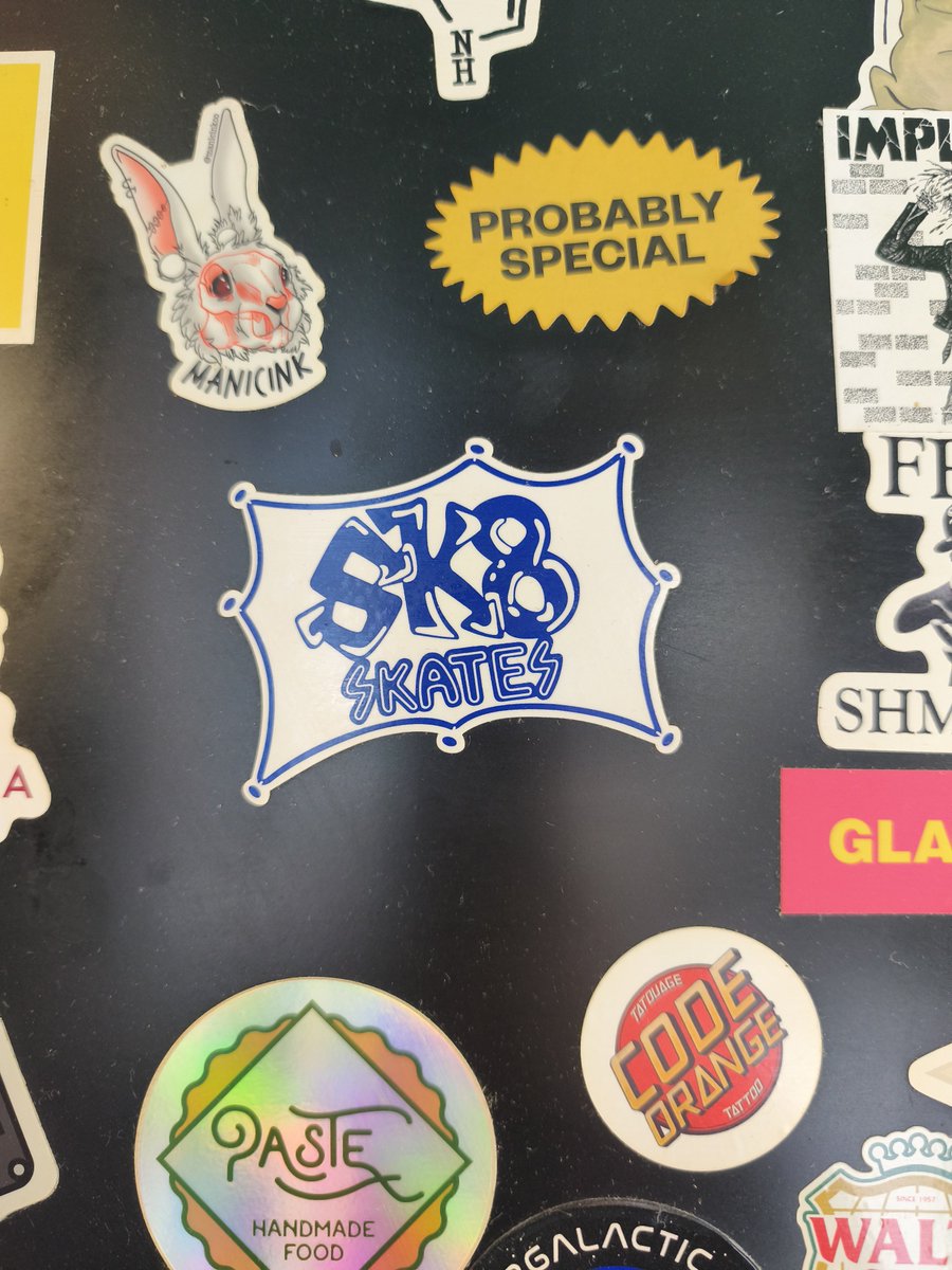 Thebitcoinbarb1's tweet photo. Stopped at a local pizza shop and found my dad's brand all over it https://t.co/aN2S2TtzTC