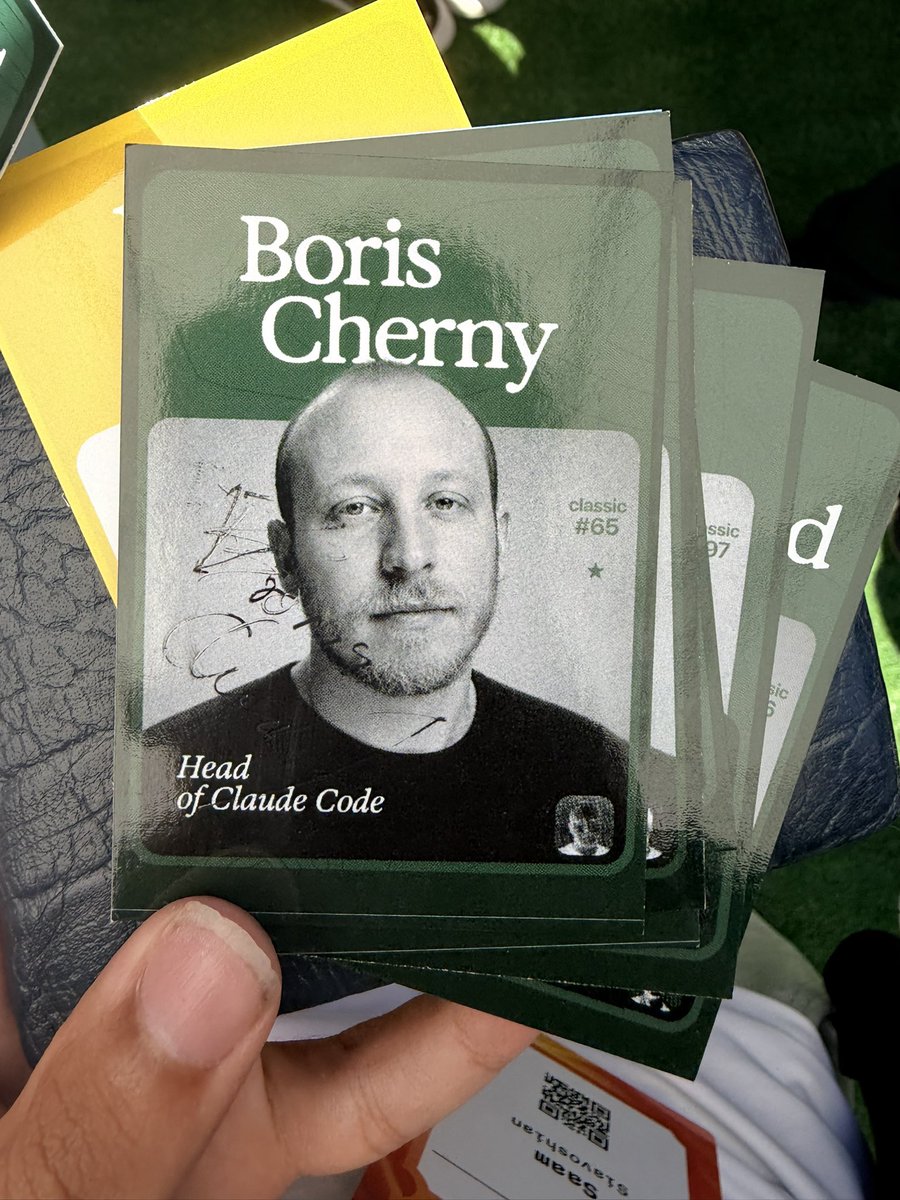 samsiavoshian's tweet photo. @bcherny signed my “Boris pokemon card” 😭❤️ https://t.co/YOfIUAqtAU