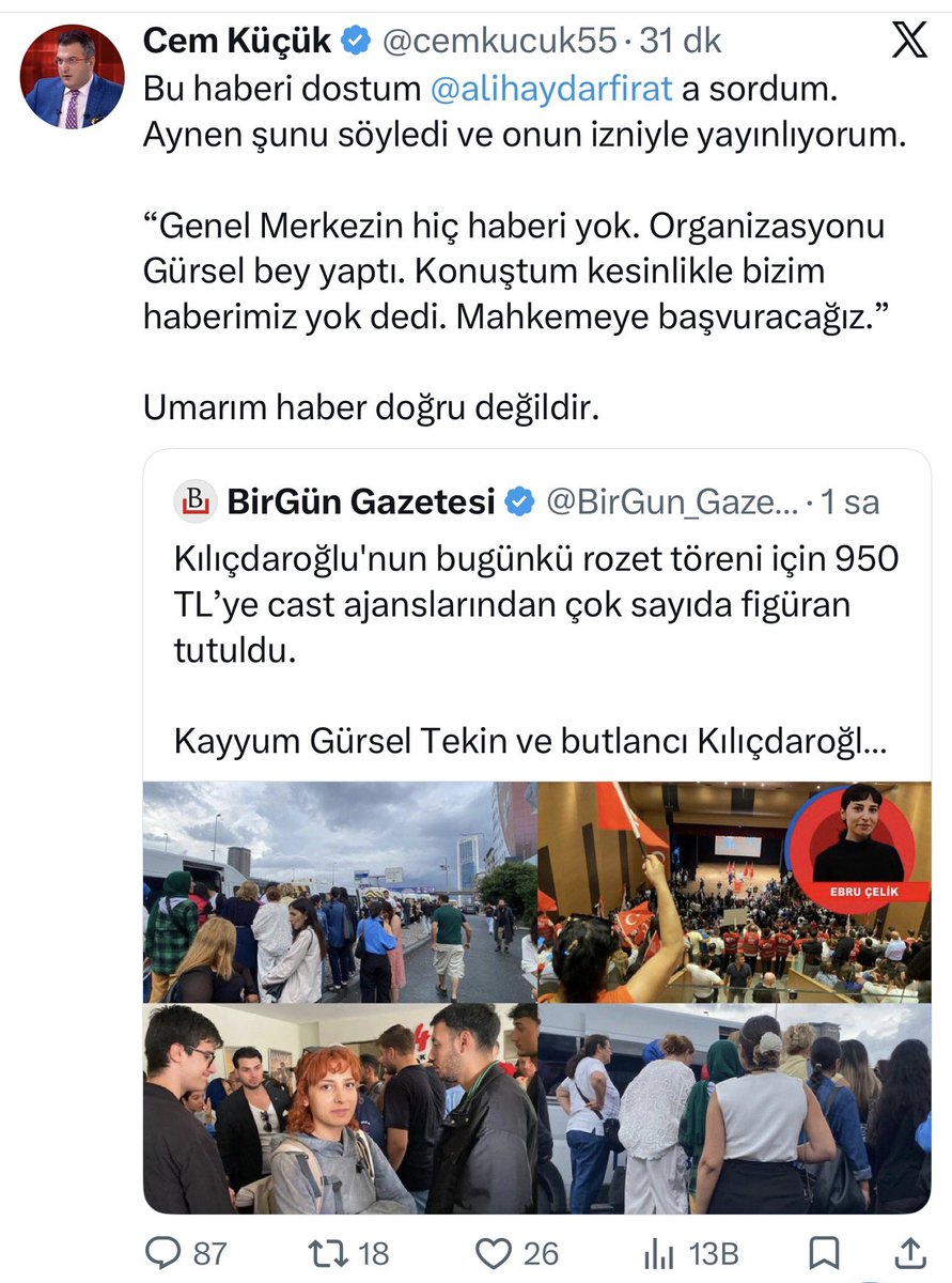 nasuhbektas's tweet photo. Biz boşa Akepeli Kılıçdaroğlu demiyoruz bak dostları kimmiş ! 
Ve birgün’ün ortaya çıkardığı haber konusunda, Genel merkezin haberi yokmuş, Gürsel Tekin’in organizasyonuymuş https://t.co/CPbZDBTi7h