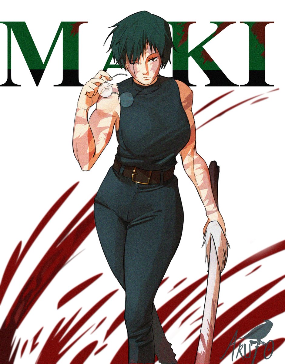 aruto_illust's tweet photo. fanart da maki #fanartㅤ https://t.co/pJJV13obag