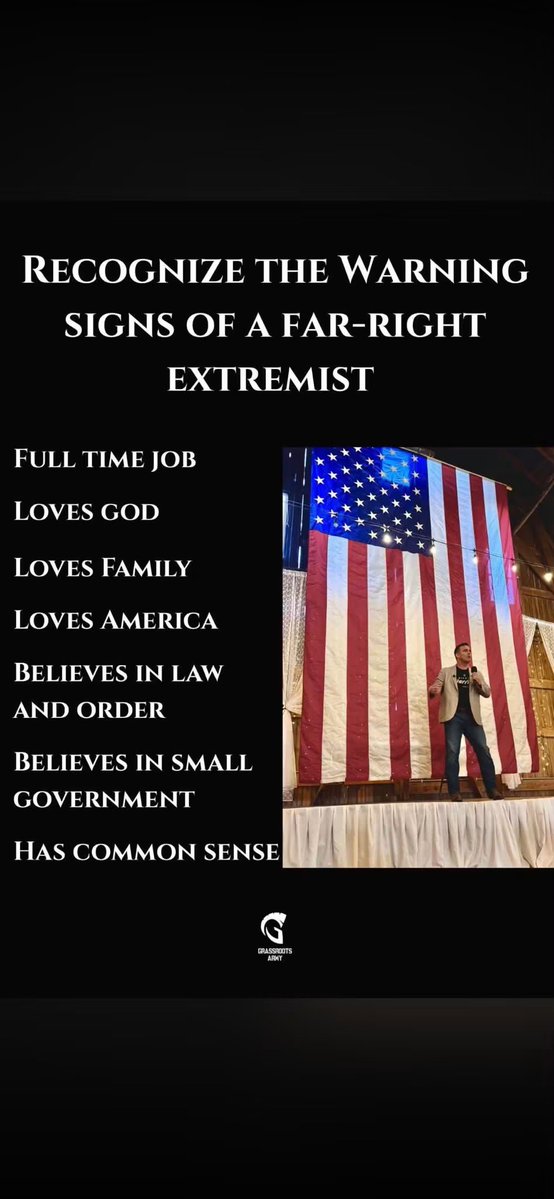 Sassafrass_84's tweet photo. If this describes you… congratulations.
You’re not an extremist.
You’re just a normal American who still has a backbone.
They can keep their labels.
We’ll keep the country. 🇺🇸🇺🇸🇺🇸 https://t.co/uHAtRef2Hc