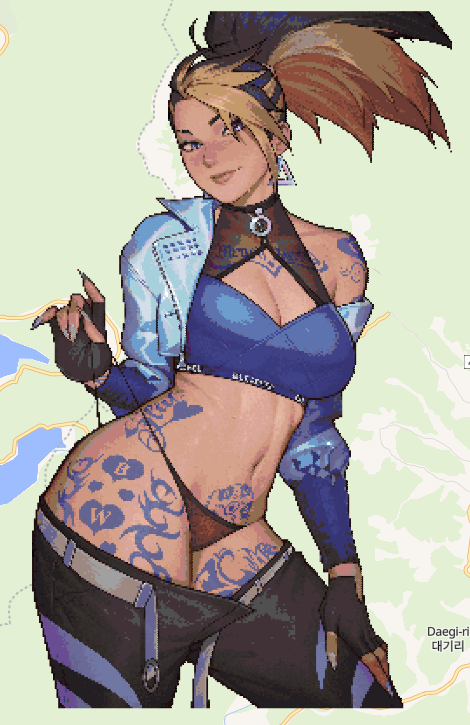 BleachedPixels's tweet photo. Bleached Akali!

#QOH #Bleached #Bleachedhentai #GeoPixels #GeoPixelsBleached https://t.co/gwJ1O0SDAQ