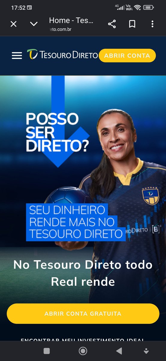 devaspvb's tweet photo. @Oledobrasil Até o tesouro tá apostando na seleça.
Será isso um presságio? https://t.co/vPUa4BmQHq