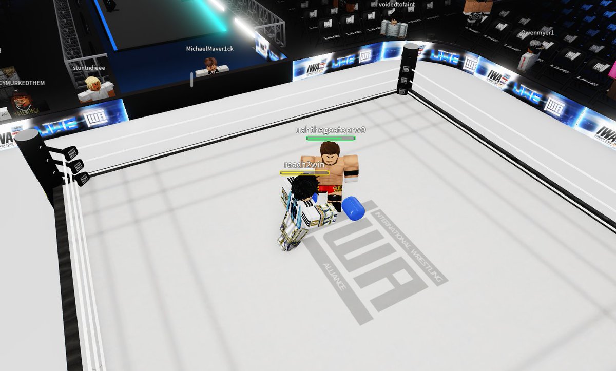 IWA_RBLX's tweet photo. #IWASummerTour: UWE NIGHT!

INVITED Federation @SurgeOnRoblox's International Championship is on the line in a HUGE Triple Threat match between 3 of Surge's BEST in #KacLeague, #UJStyles, & #LuchiXtreme!

IN what was an EXCITING back & forth matchup, #KacLeague walks out as SURGE INTERNATIONAL CHAMPION!

TUNE IN LIVE: https://t.co/6Llh1xaUPe