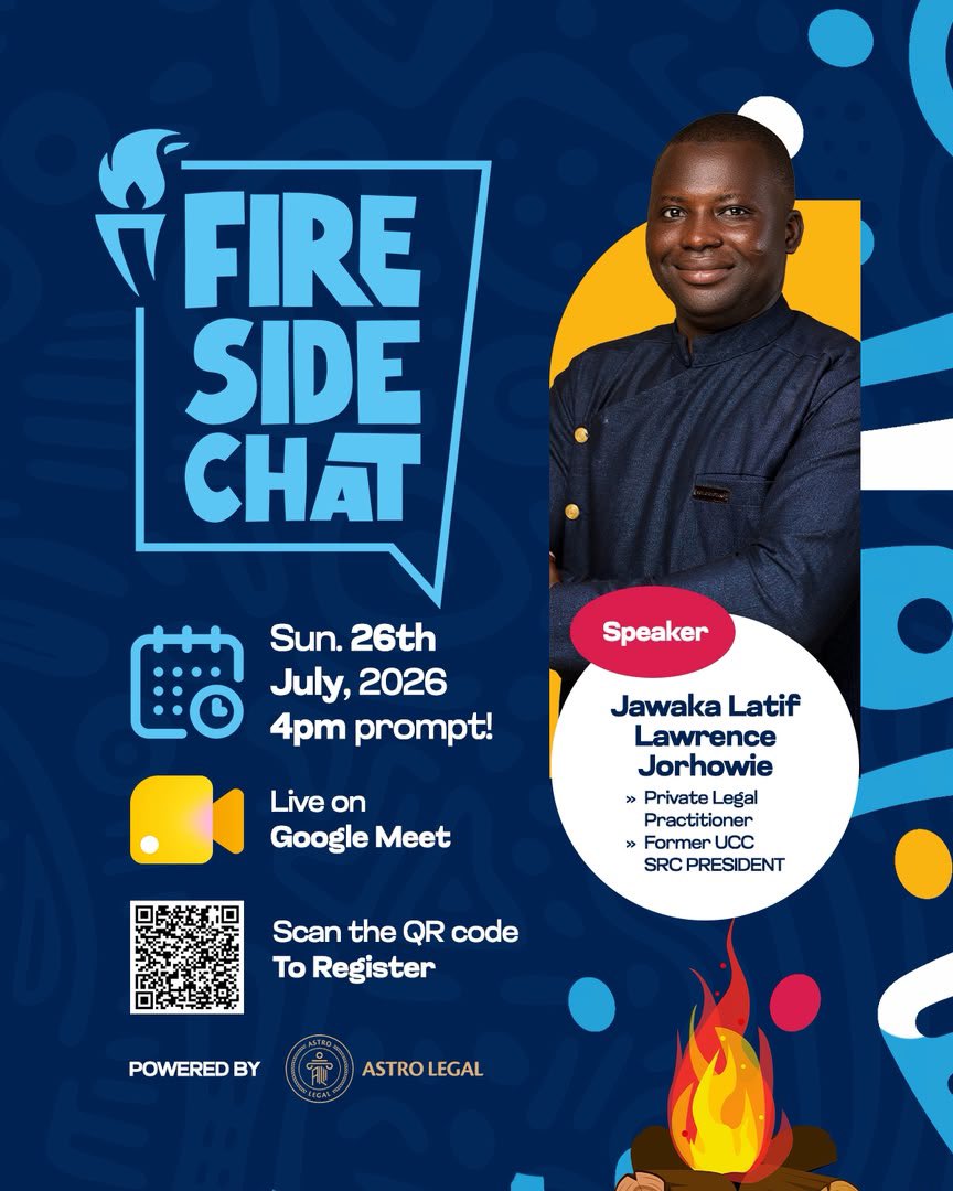 drmuhammedHadi's tweet photo. Join us for the maiden edition of #FireSideChat by Astro Legal.

Join us as we explore “The Architecture of Lasting Businesses: Law, Innovation, Entrepreneurship &amp; Investment.”

📅 26 July 2026 | 🕓 4:00 PM GMT | 💻 Google Meet

See you there!

#AstroLegal #Entrepreneurship https://t.co/H9Yq1MNuvF