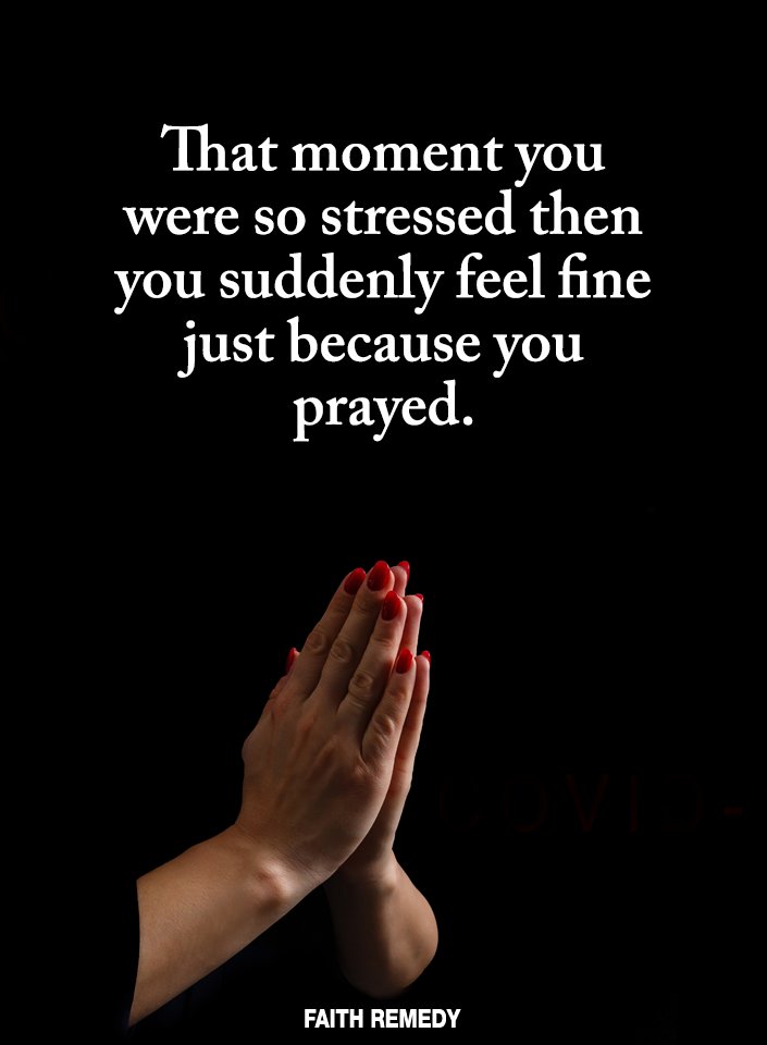 Faith_Remedy's tweet photo. That moment you were so stressed then you suddenly feel fine just because you prayed.  📖❤️ https://t.co/ZT7DNwMY0h
