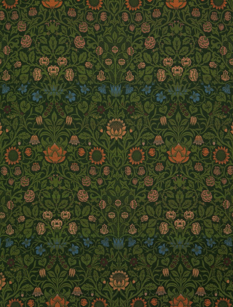 greenvibe's tweet photo. Violet and Columbine, Designer: Designed by William Morris (British, Walthamstow, London 1834–1896 Hammersmith, London) https://t.co/7Dj98KQbR5